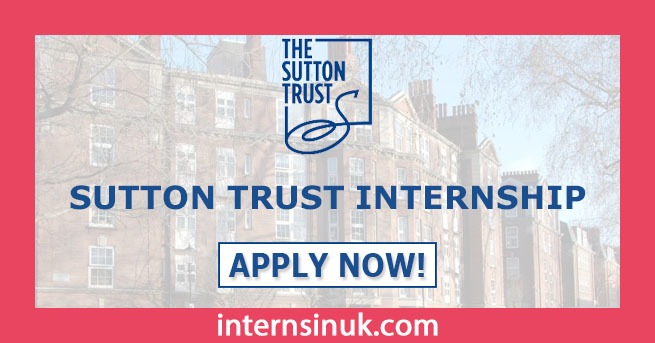 Sutton Trust Internship